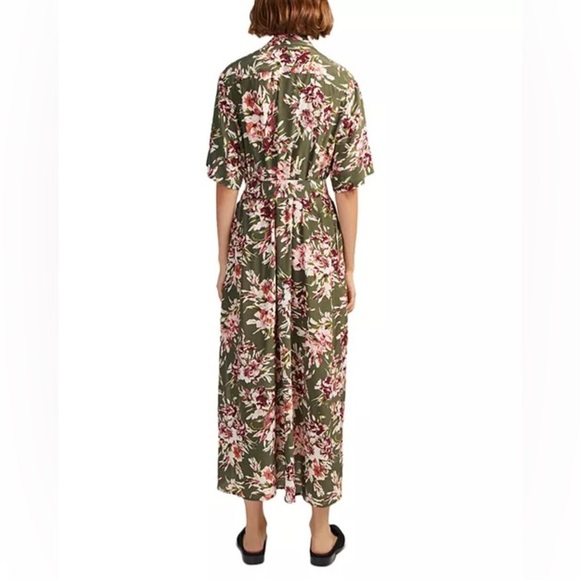 French Connection Lightweight Floriana Floral-Print Maxi Dress Beltes in size 4 - Picture 10 of 16